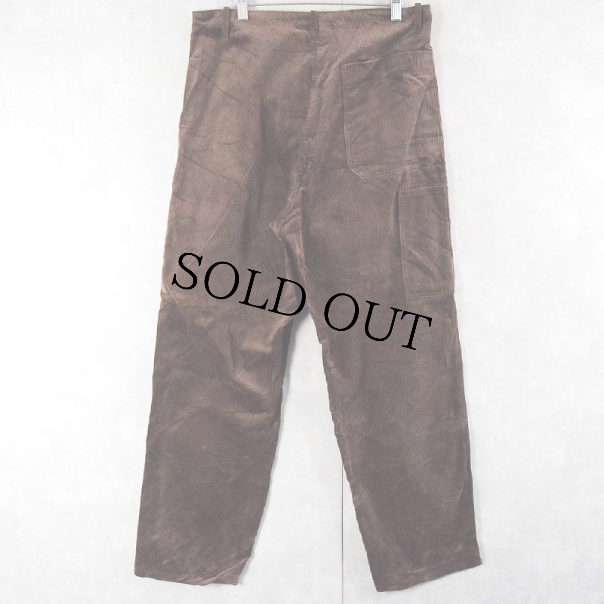 画像2: VINTAGE EURO コーデュロイ ジャーマンワークパンツ W31 (2)