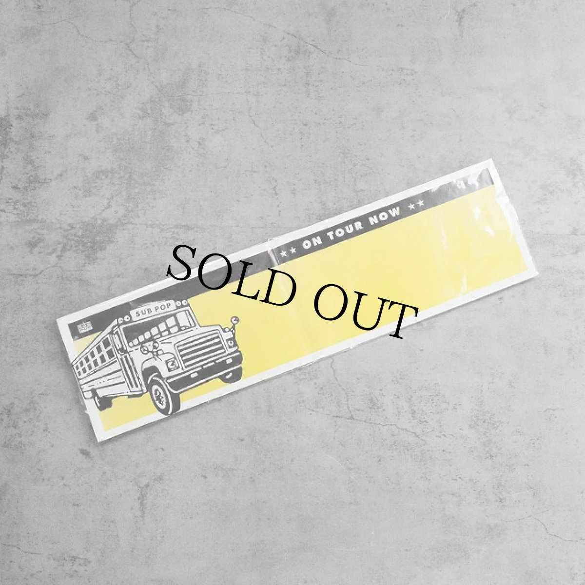 画像1: SUB POP "ON TOUR NOW" レコード・レーベル Poster (1)