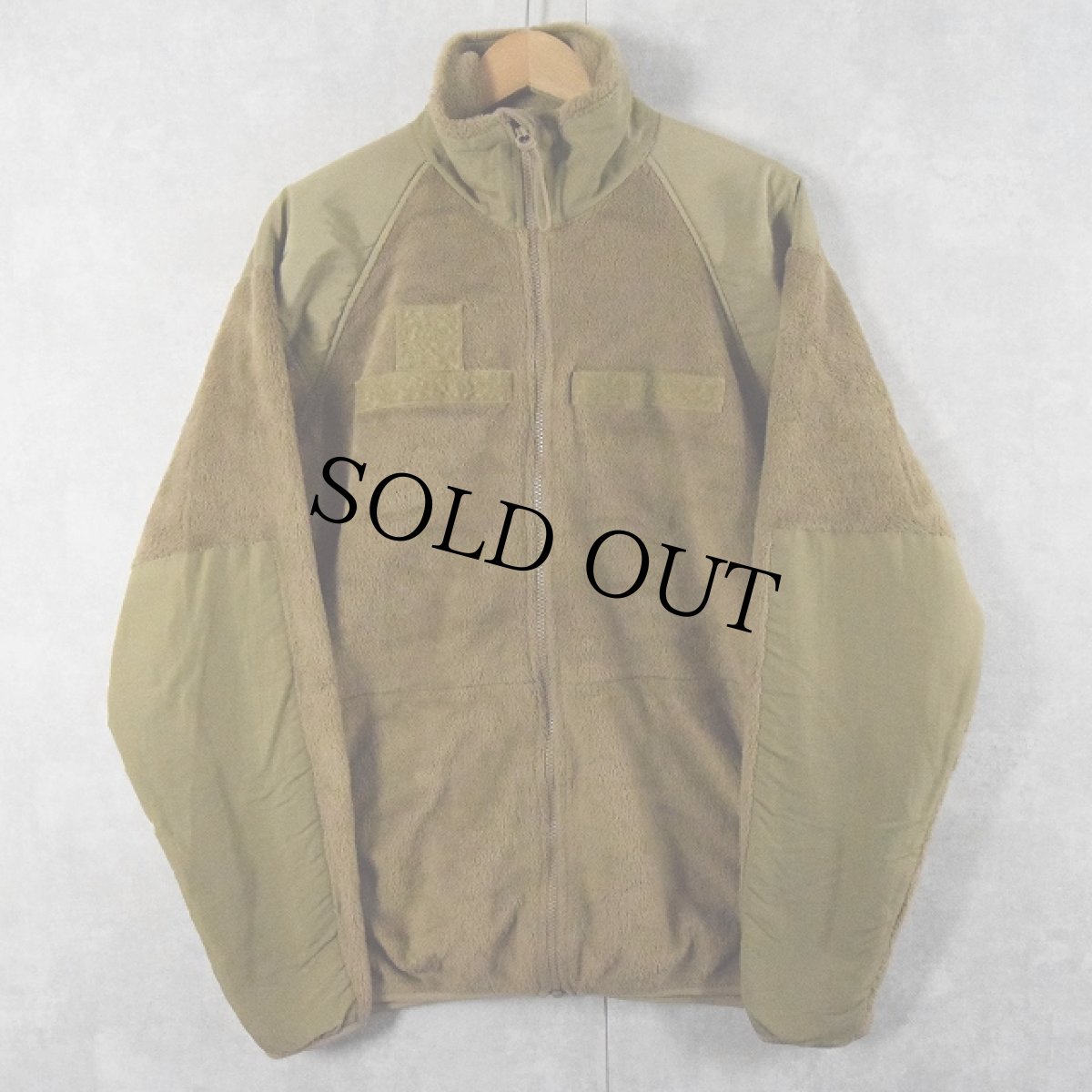 画像1: U.S.MILITARY ECWCS GEN3 Cold Weather コヨーテフリースジャケット SMALL-LONG (1)