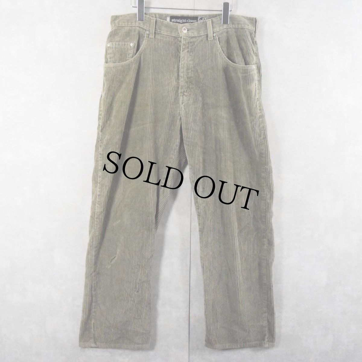 画像1: 90's Levi's SILVER TAB "straight+loose" コーデュロイパンツ W35 (1)