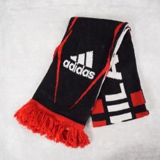 画像1: adidas A.C.MILAN サッカーマフラー (1)