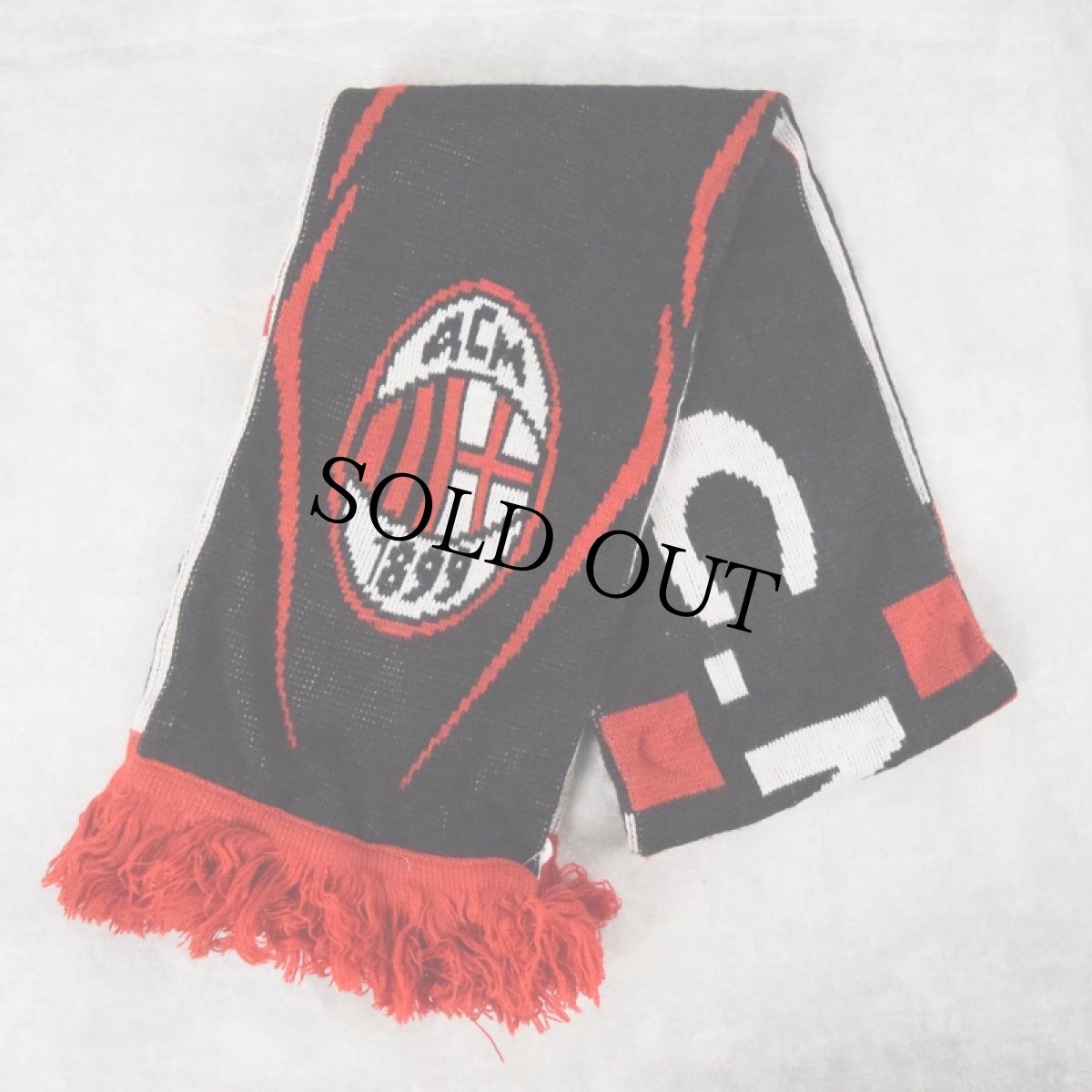 画像2: adidas A.C.MILAN サッカーマフラー (2)