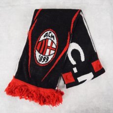 画像2: adidas A.C.MILAN サッカーマフラー (2)