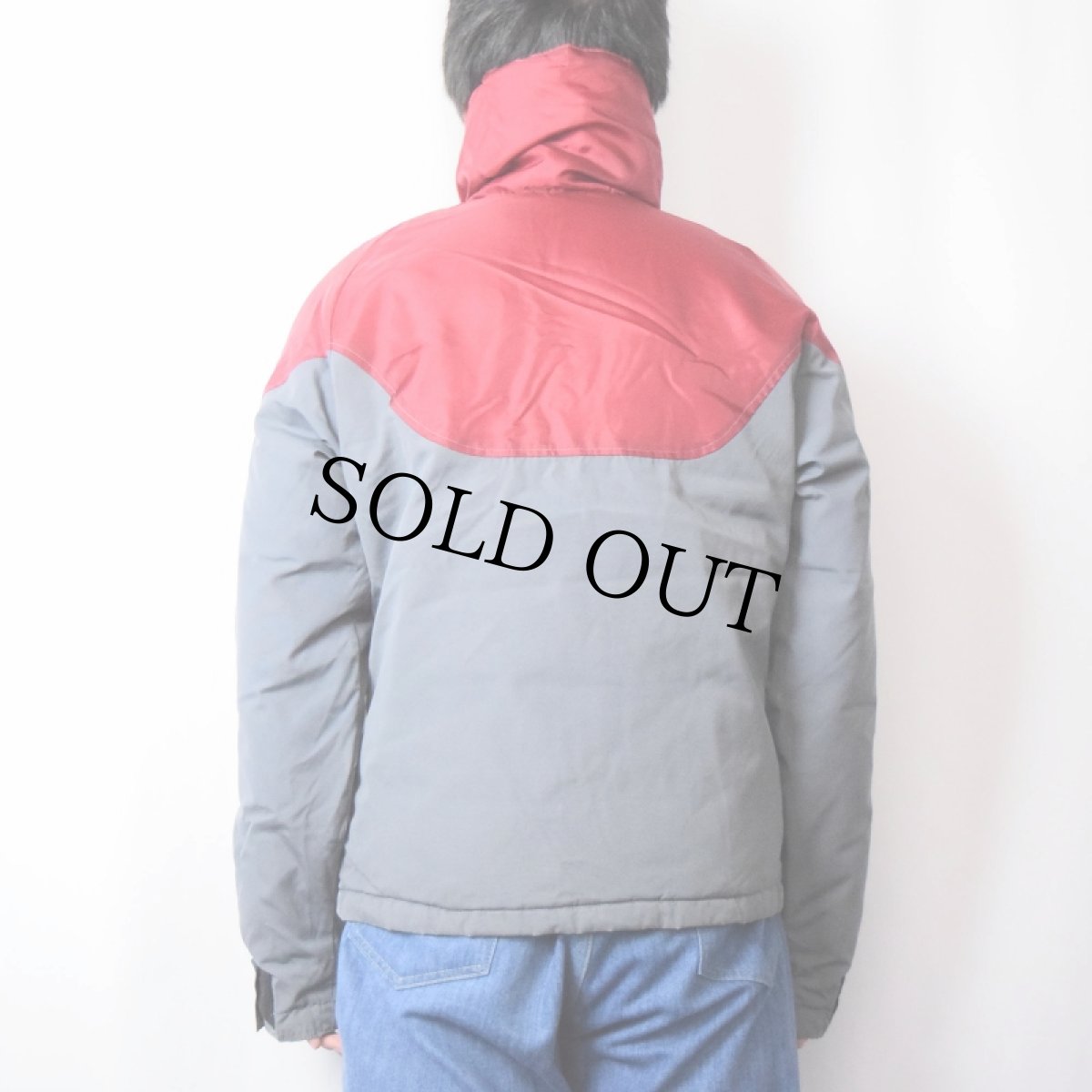 画像3: 80's Powderhorn Mountaineering 切り替えデザイン ナイロンダウンジャケット M (3)