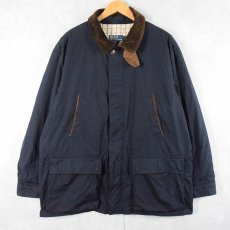 画像1: POLO Ralph Lauren 中綿入り ハンティングジャケット NAVY XL (1)