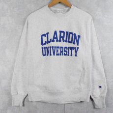 画像1: Champion REVERSE WEAVE "CLARION UNIVERSITY" プリントスウェット S (1)