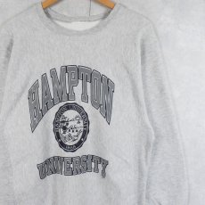 画像1: REVERSE WEAVE TYPE "HAMPTON UNIVERSITY" プリントスウェット (1)