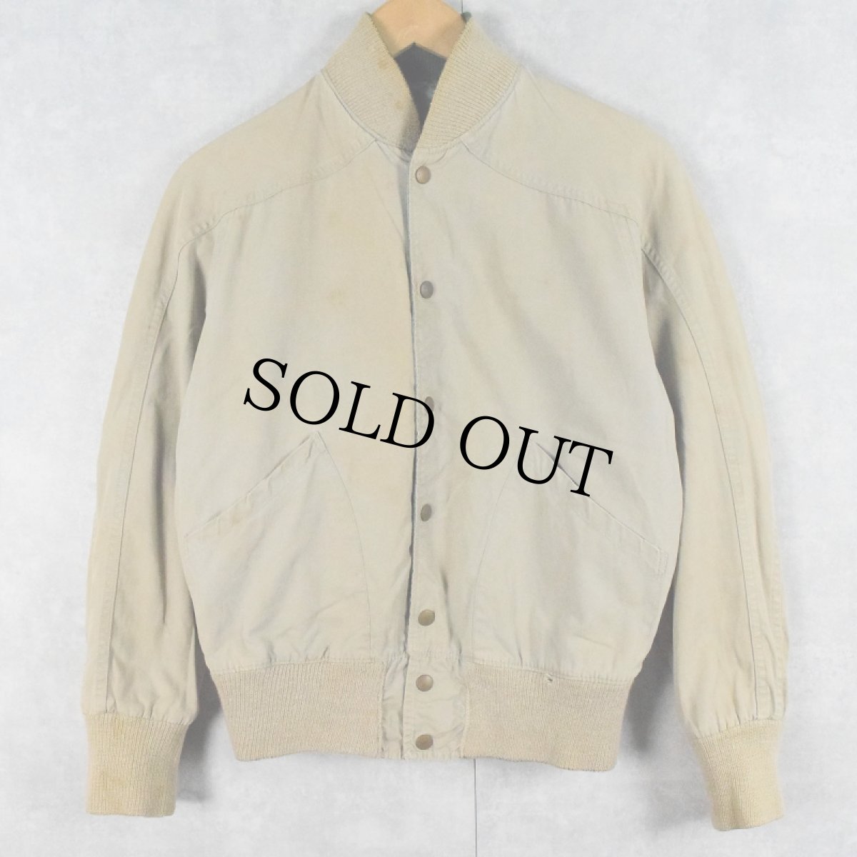 画像2: 50〜60's BUTWIN JACKET パッチ付き リバーシブル サテンスタジャン (2)