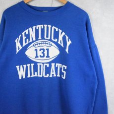 画像1: 70〜80's RUSSELL ATHLETIC 金タグ "KENTYCKY WILDCATS" プリントスウェット XXXL (1)