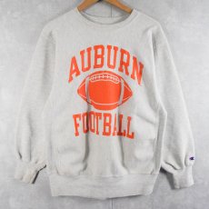 画像1: 90's Champion REVERSE WEAVE USA製 "AUBURN FOOTBALL" プリントスウェット XL (1)