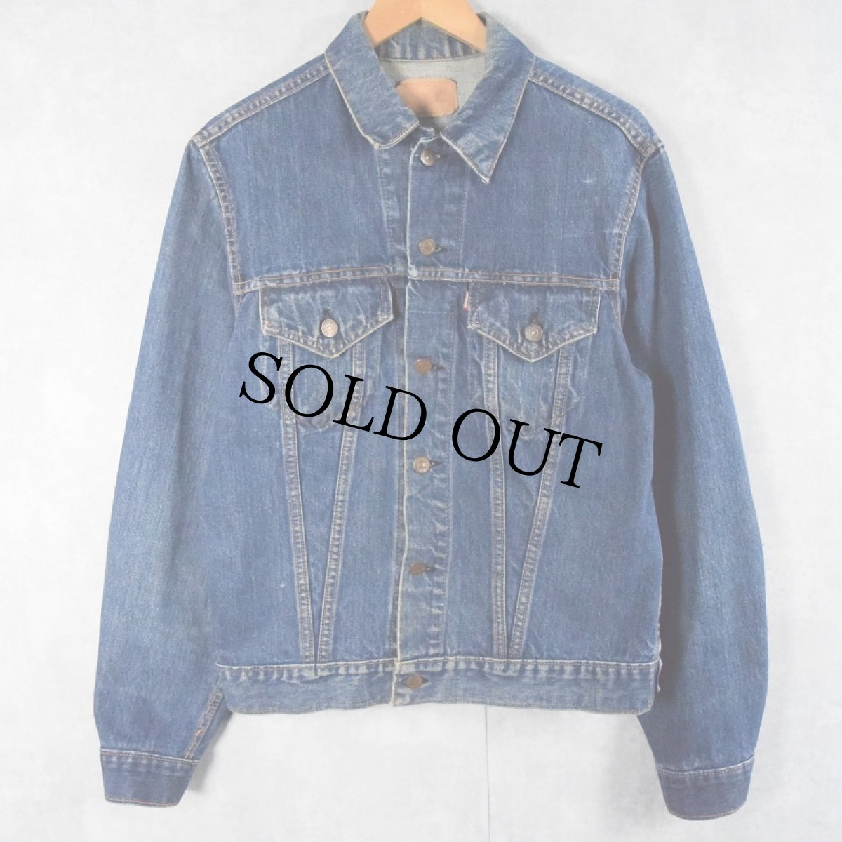 画像1: 60's LEVI'S 70505 BIGE デニムジャケット (1)
