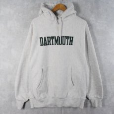 画像1: 2000's Champion REVERSE WEAVE "DARTMOUTH" プリントスウェットフーディー L (1)