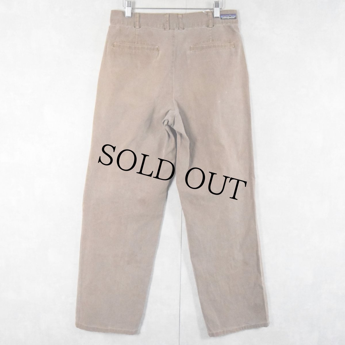 画像2: 90's Patagonia ツータック コットンパンツ W30 (2)