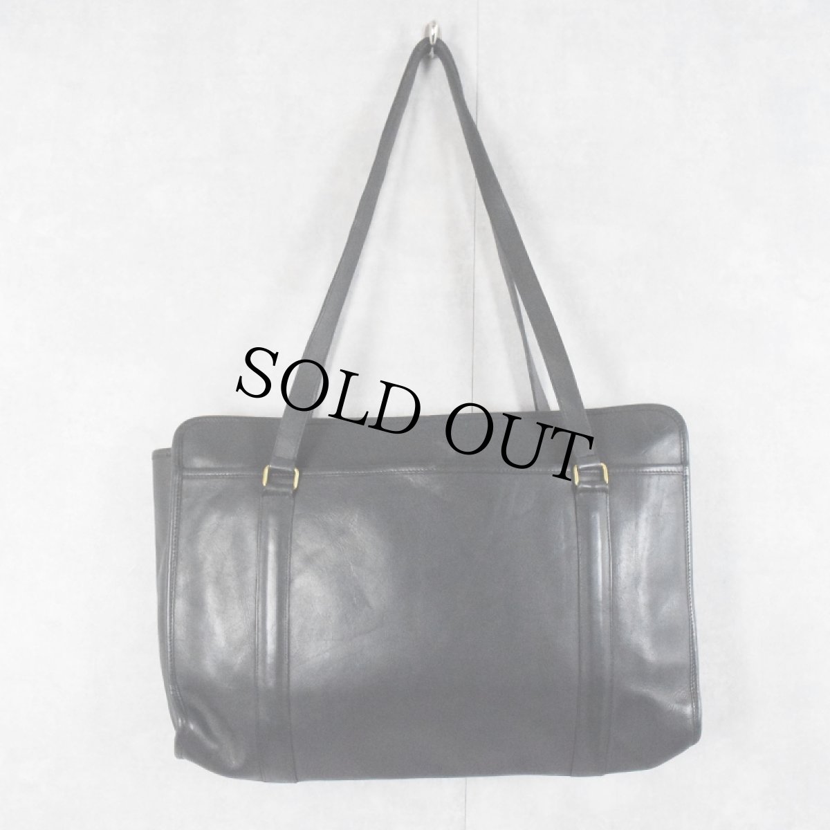 画像2: 70's COACH USA製 レザートートバッグ GRAY (2)