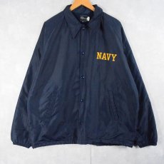 画像1: 70's ARTEX "NAVY" ボアライナー コーチジャケット NAVY XL (1)