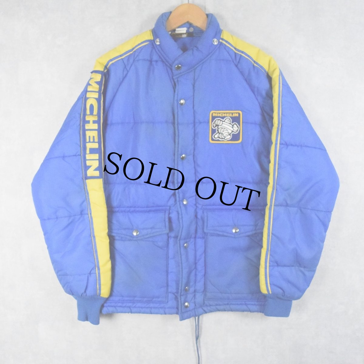 画像3: 【SALE】 70's Swingster "MICHELIN" パッチ付き 中綿入り レーシングジャケット S (3)