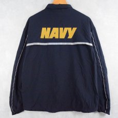 画像2: U.S.NAVY トレーニングジャケット MEDIUM (2)