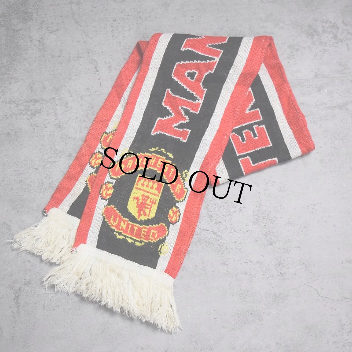 画像1: MANCHESTER UNITED "THEATRE OF DREAMS" サッカーマフラー (1)