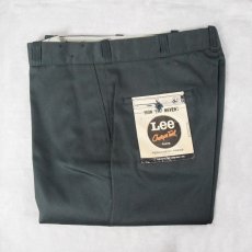 画像1: 70's Lee USA製 "CHETOPA TWILL" ワークパンツ W34 フラッシャー付き DEADSTOCK (1)