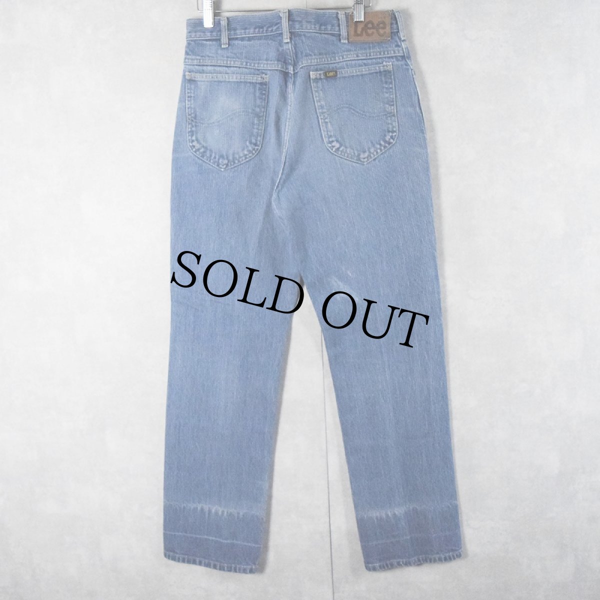 画像2: 70's Lee USA製 ストライプデニムパンツ W31 (2)