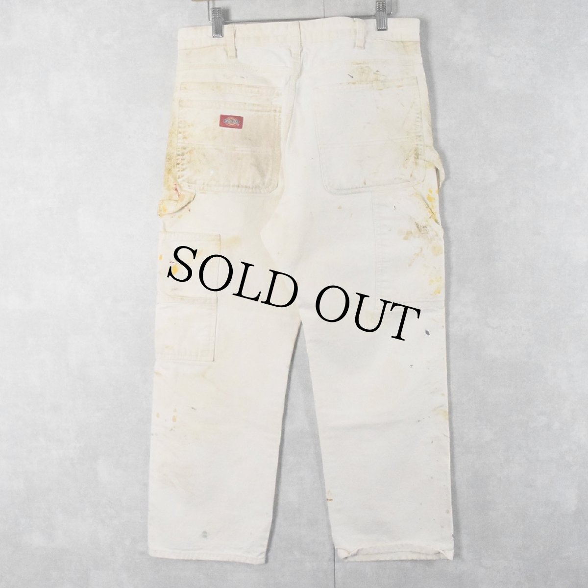 画像2: Dickies ペンキペイント ペインターパンツ W32 (2)