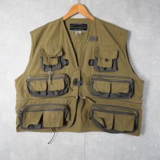 画像1: FIELD&STREAM 爪切り付き コットン×ポリエステル フィッシングベスト 2XL (1)