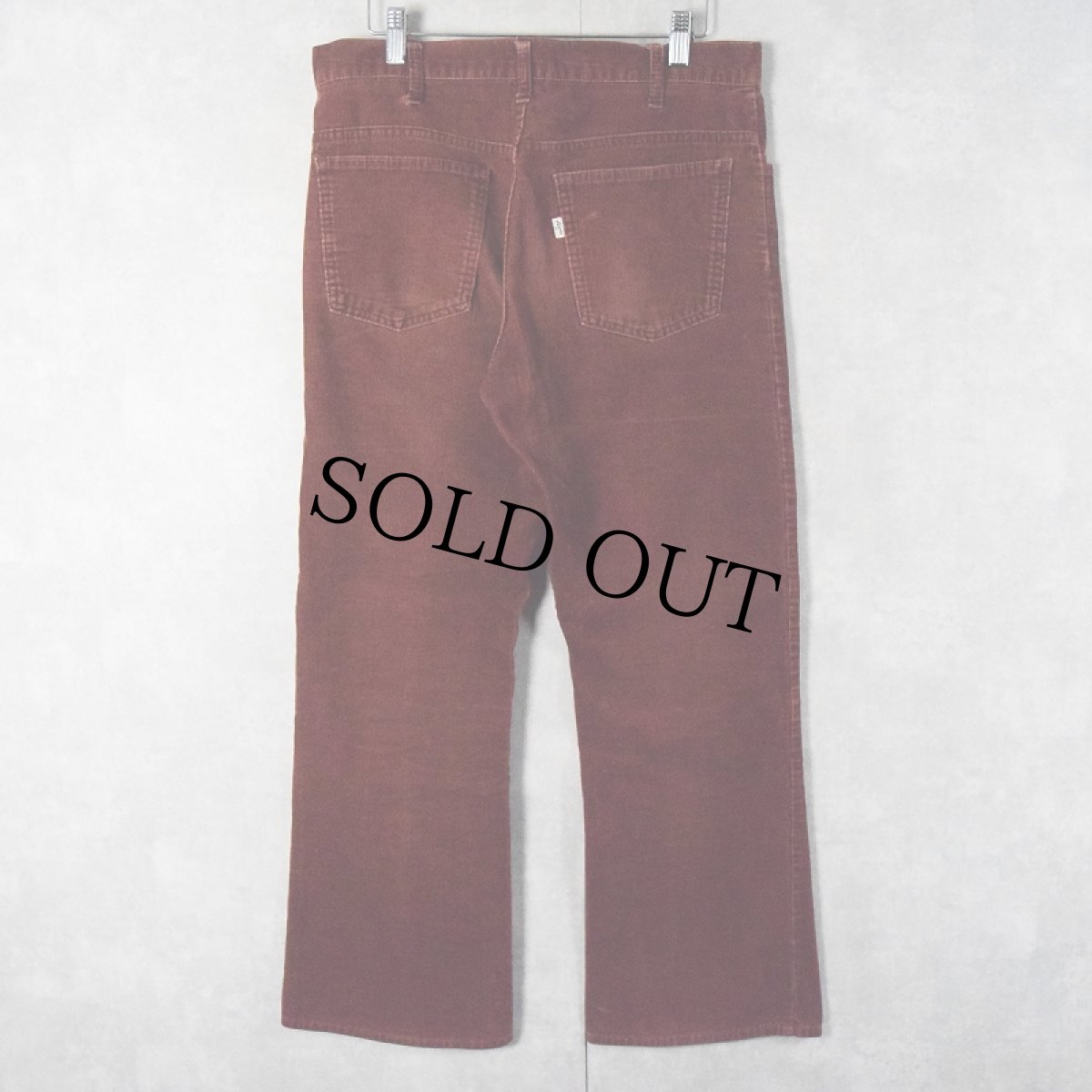 画像2: 70's Levi's 646 コーデュロイ フレアパンツ W31 (2)