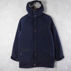 画像1: 80's Woolrich USA製 GORE-TEX 裏フリース ナイロンマウンテンパーカー NAVY M (1)