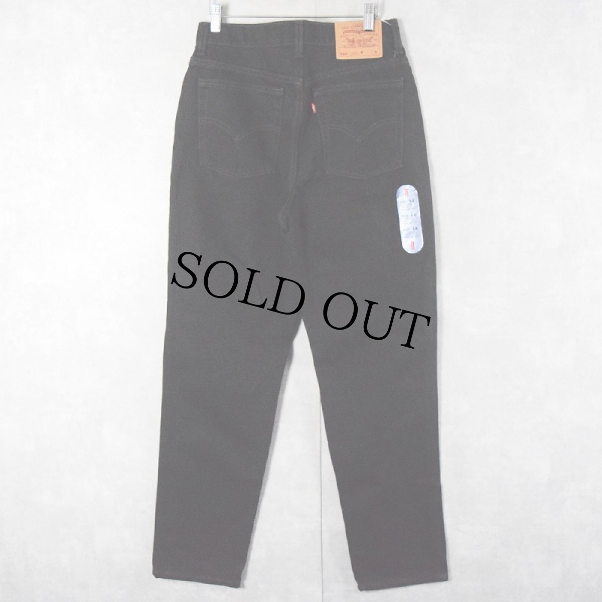 画像1: 【SALE】 90's Levi's 512 USA製 ブラックデニムパンツ DEADSTOCK W30 (1)
