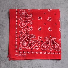 画像1: 【SALE】 60's エレファントブランド ペイズリー柄 バンダナ 上鼻 (1)
