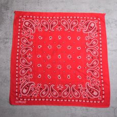 画像2: 【SALE】 60's エレファントブランド ペイズリー柄 バンダナ 上鼻 (2)