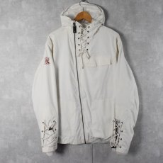 画像1: BURTON RONIN レースアップデザイン ナイロンパーカー M (1)