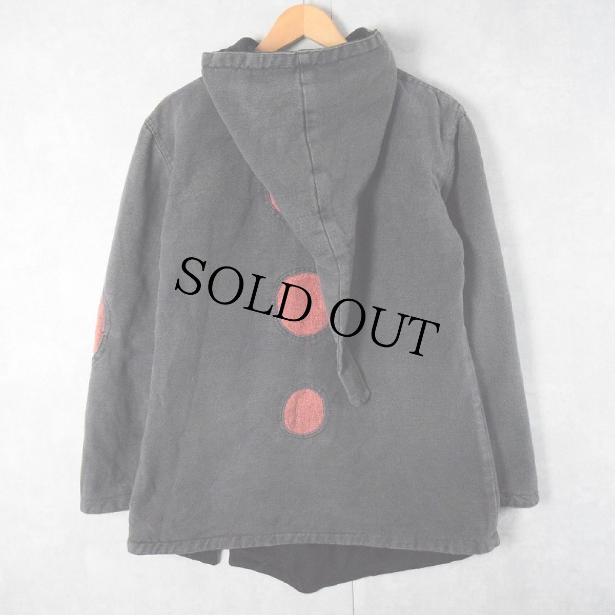 画像2: 裏フリース デザインジップパーカー (2)