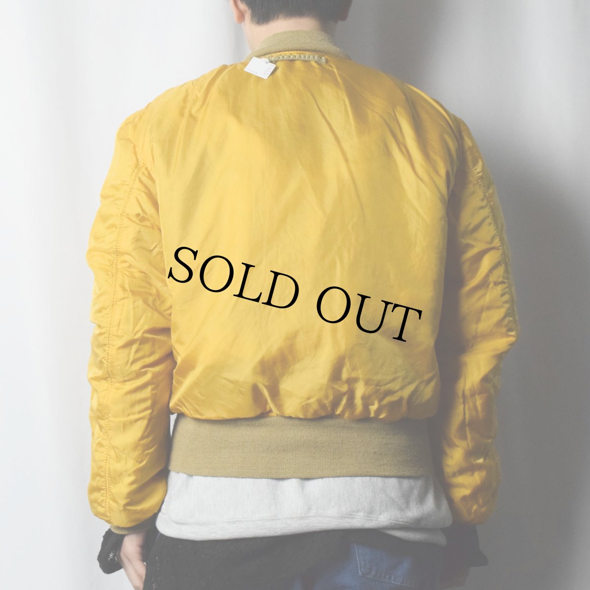 画像6: FACONNABLE JEANS USA製 "MA-1 TYPE" リバーシブル ナイロンジャケット M (6)