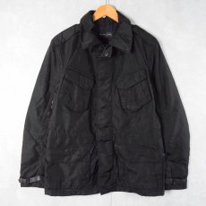 画像1: RALPH LAUREN BLACK LABEL ITALY製 "MILITARY TYPE" ナイロンジャケット BLACK M (1)