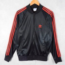 画像1: 80's adidas ATP USA製 トラックジャケット BLACK M (1)