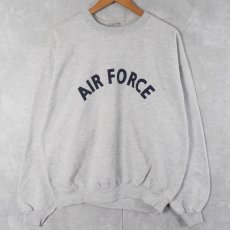 画像1: JERZEES USA製 "AIR FORCE" プリントスウェット L (1)