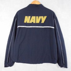 画像2: 2000's US.NAVY ナイロン ランニングジャケット S (2)