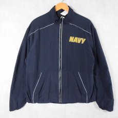 画像1: 2000's US.NAVY ナイロン ランニングジャケット S (1)