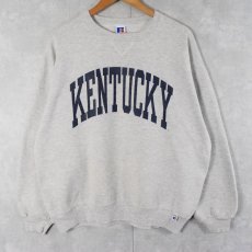 画像1: 90's〜 RUSSLL ATHLETIC USA製 "KENTUCKY" プリントスウェット XL (1)