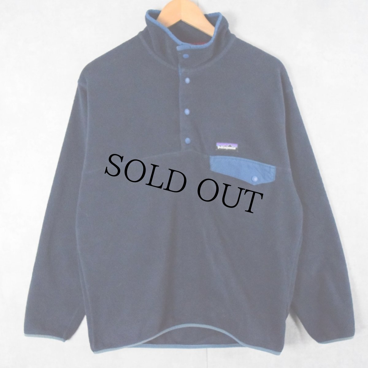 画像1: 18AW Patagonia スナップT NAVY M (1)