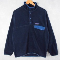 画像1: 18AW Patagonia シンチラスナップT NAVY M (1)