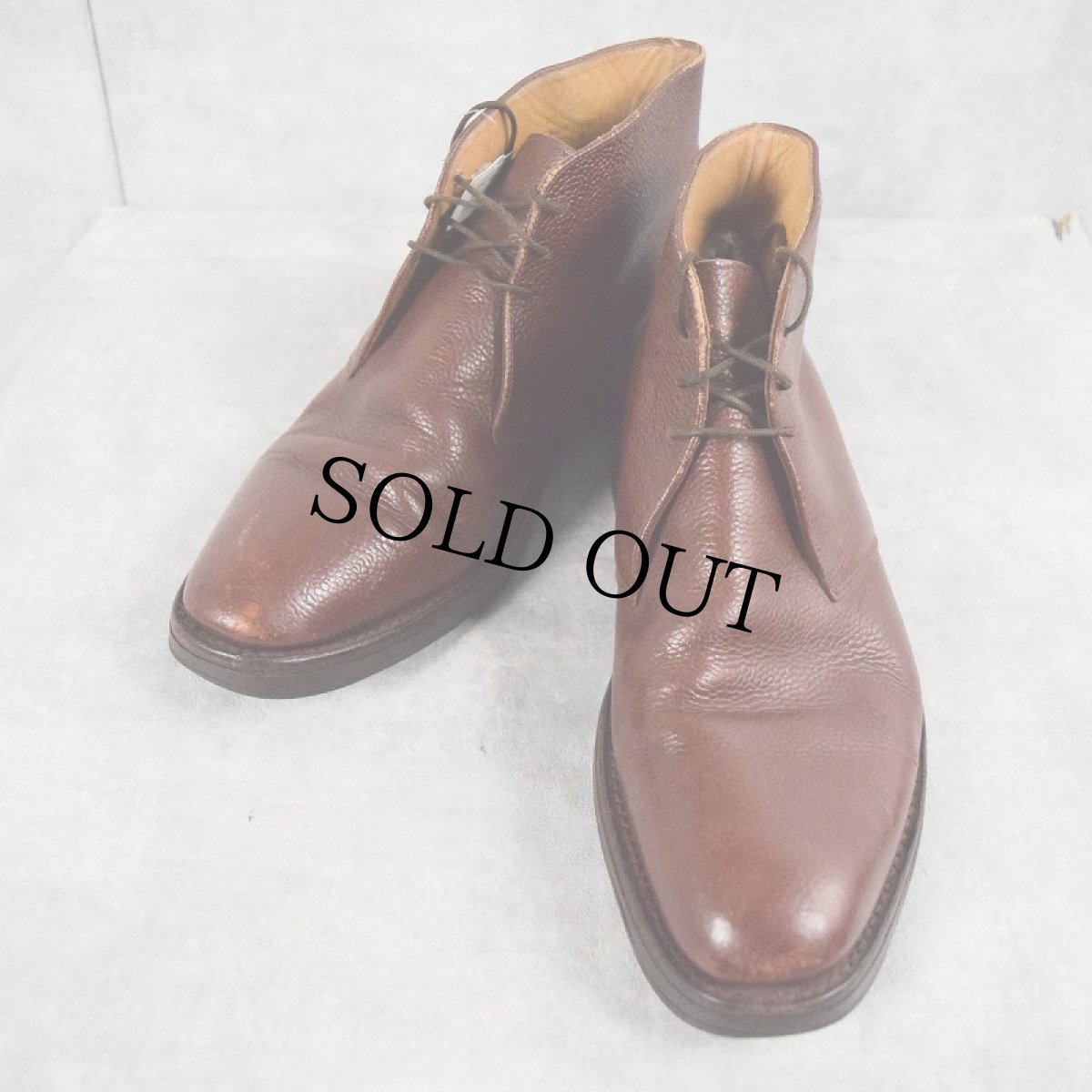 画像1: 【SALE】 K shoes ENGLAND製 チャッカブーツ UK8 (1)