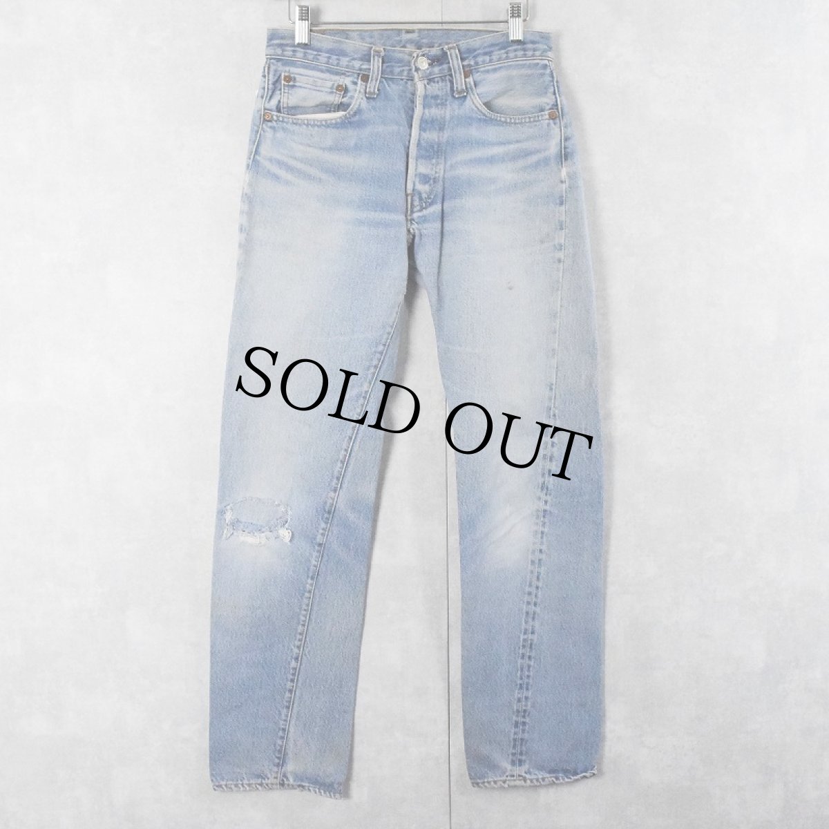 画像1: 80's Levi's 501 RED LINE デニムパンツ W30 (1)