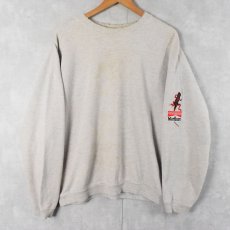 画像1: 90's Marlboro USA製 タバコ企業 ロゴ刺繍 スウェット XL (1)