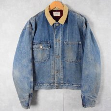 画像1: 80〜90's POLO Ralph Lauren "AUTHENTIC DUNGAREES" USA製 ブランケットライナー デニムジャケット  (1)