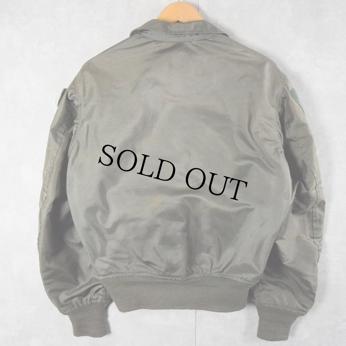 画像2: 80's U.S.AIR FORCE CWU-36/P "TYPE B" フライトジャケット MEDIUM (2)