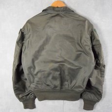 画像2: 80's U.S.AIR FORCE CWU-36/P "TYPE B" フライトジャケット MEDIUM (2)