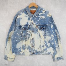 画像1: Levi's 75505-0212 CANADA製 タイダイ デニムジャケット 50 (1)