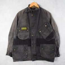 画像1: 90's Barbour ENGLAND製 "INTERNATIONAL SUIT" オイルドジャケット 3ワラント (1)